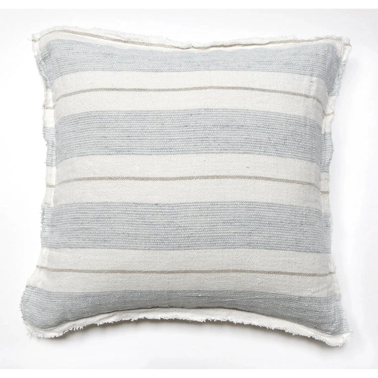 Pom Pom at Home Laguna Striped Linen Pillow with Insert ~ 20 x 20 ~ Available in 2 Colors