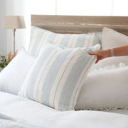 Pom Pom at Home Laguna Striped Linen Pillow with Insert ~ 20 x 20 ~ Available in 2 Colors