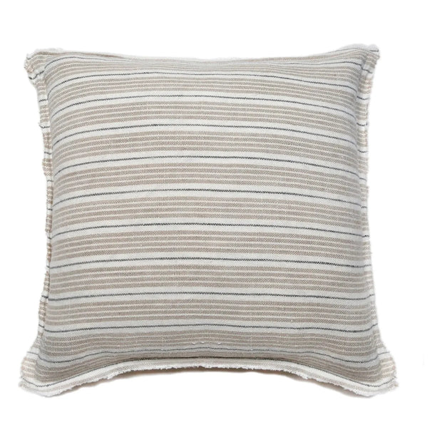 Pom Pom at Home Newport Striped Linen Pillow with Insert ~ 20 x 20