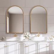Casa Bella Living Antique Gold Leaf Arch Mirror