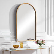 Casa Bella Living Antique Gold Leaf Arch Mirror