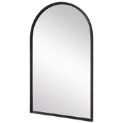 Casa Bella Living Simple Matte Black Arch Mirror