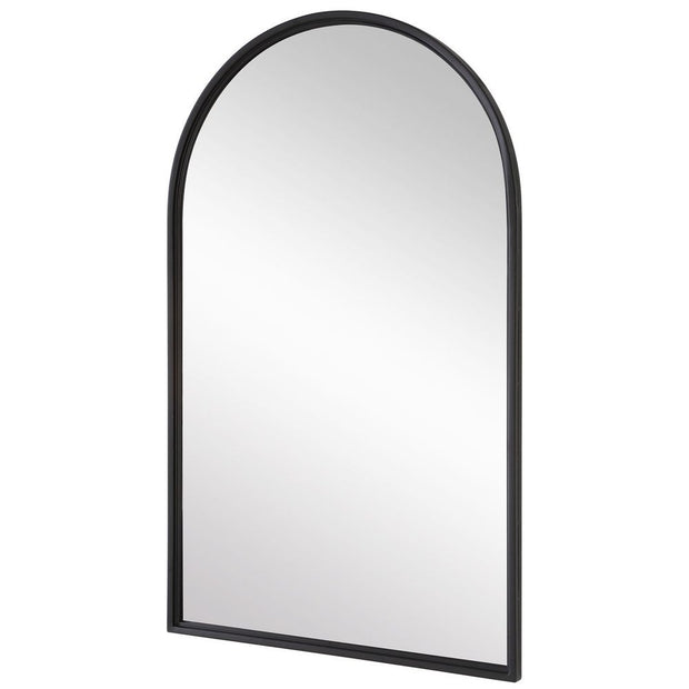 Casa Bella Living Simple Matte Black Arch Mirror