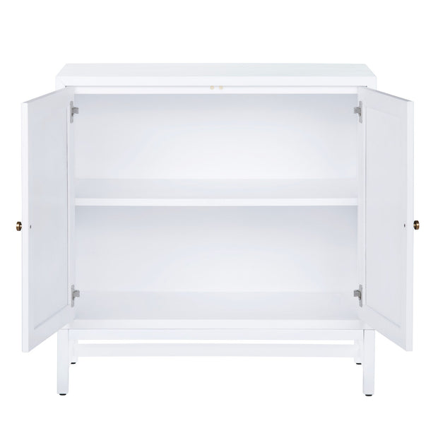Crestview Collection Sandy Shores Natural Wood Two- Door Cabinet