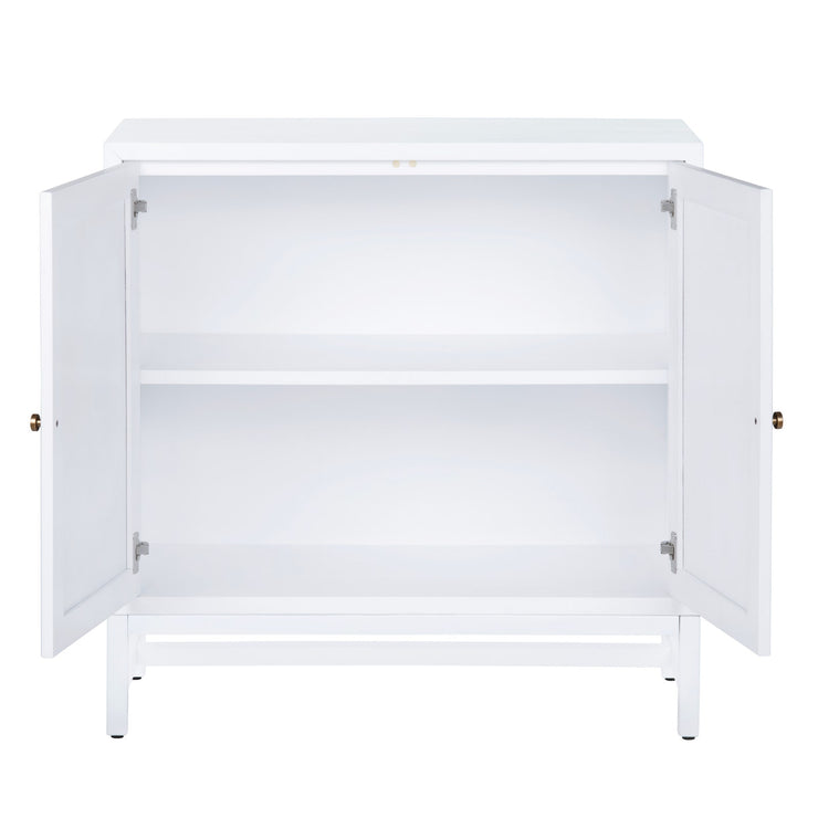 Crestview Collection Sandy Shores Natural Wood Two- Door Cabinet