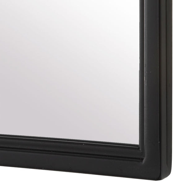 Casa Bella Living Simple Matte Black Arch Mirror