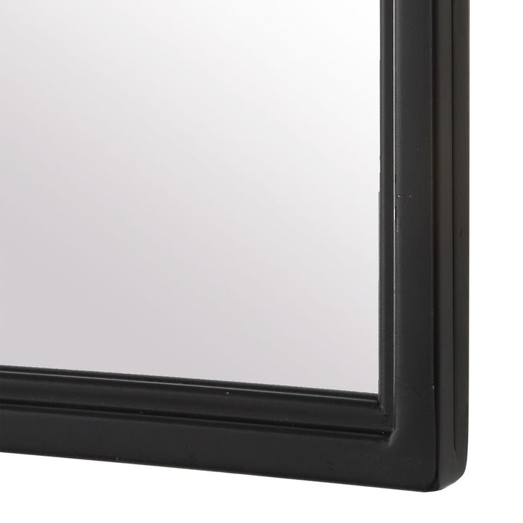 Casa Bella Living Simple Matte Black Arch Mirror