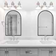 Casa Bella Living Simple Matte Black Arch Mirror