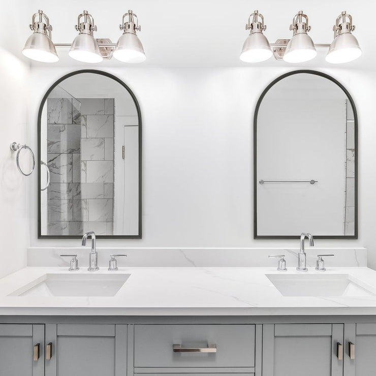 Casa Bella Living Simple Matte Black Arch Mirror