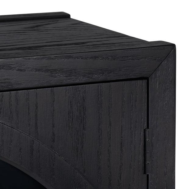 Crestview Collection Braxton Black Wine Cabinet
