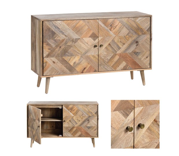 Crestview Collection Whitaker Wooden 2- Door Cabinet