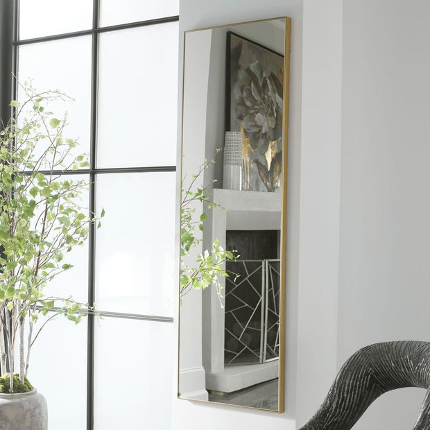 Casa Bella Living Thin Gold Framed Mirror