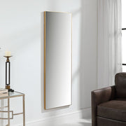 Casa Bella Living Thin Gold Framed Mirror