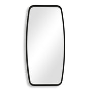 Casa Bella Living Unique Framed Matte Black Mirror