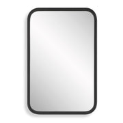 Casa Bella Living Rectangular Rounded Corners Bold Matte BlackMirror