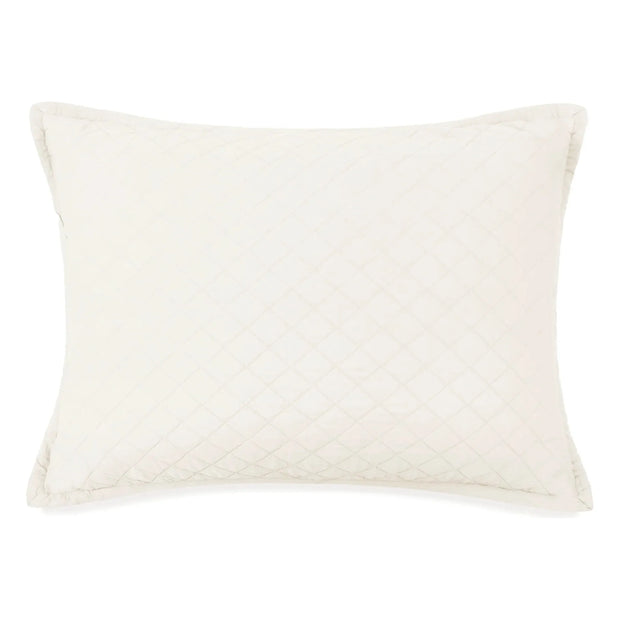 Pom Pom at Home Monaco Ivory Bamboo Sateen Big Pillow with Insert  ~ 28 x 36