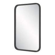 Casa Bella Living Rectangular Rounded Corners Bold Matte BlackMirror