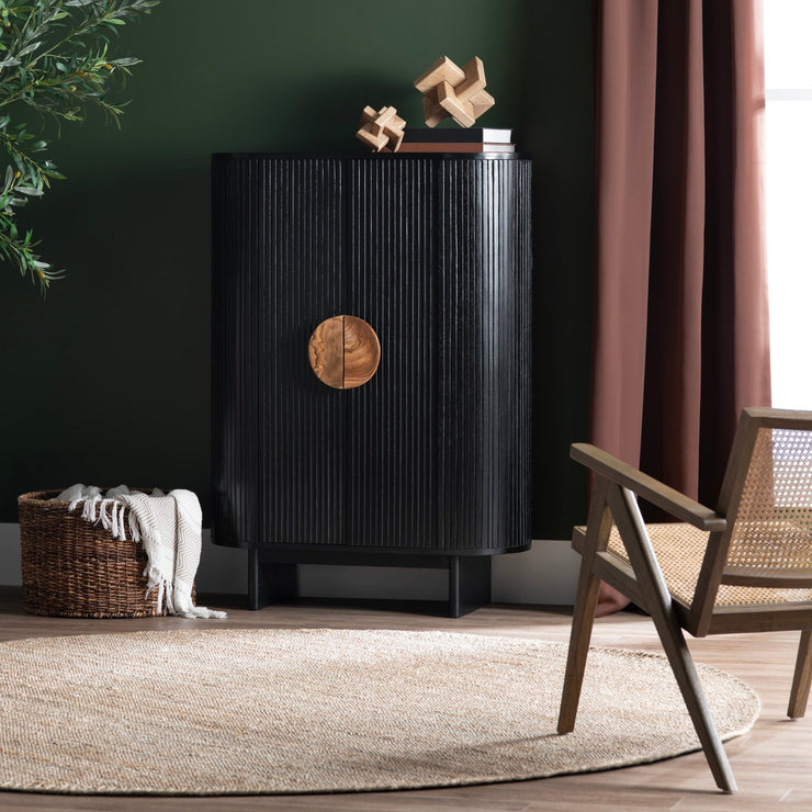 Crestview Collection Paloma Natural Wood Two- Door Cabinet