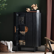 Crestview Collection Paloma Natural Wood Two- Door Cabinet