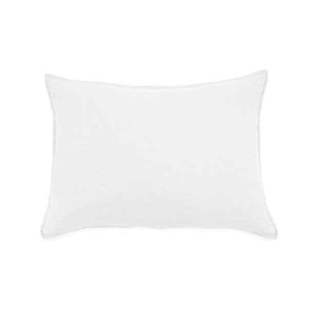 Pom Pom at Home Waverly White Big Pillow with Insert  ~ 28 x 36