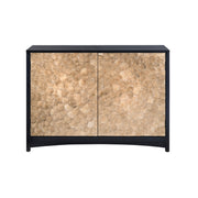 Crestview Collection Cayman Capiz Shell Two- Door Cabinet