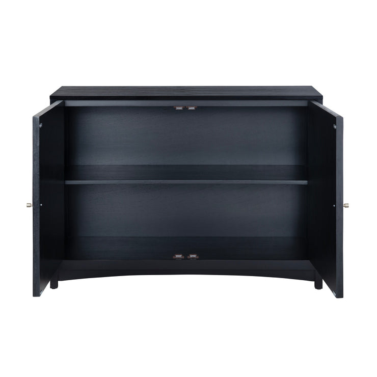 Crestview Collection Cayman Capiz Shell Two- Door Cabinet