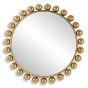 Casa Bella Living Hemisphere Rounded Rich Gold Mirror