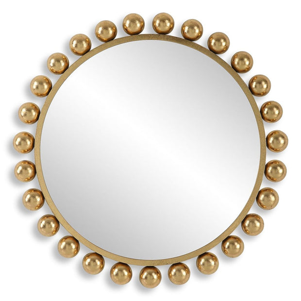 Casa Bella Living Hemisphere Rounded Rich Gold Mirror