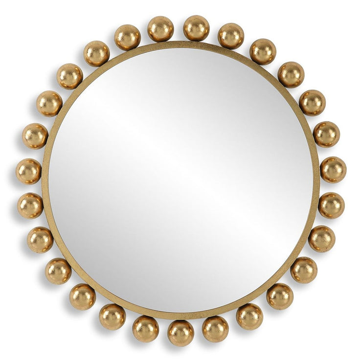 Casa Bella Living Hemisphere Rounded Rich Gold Mirror