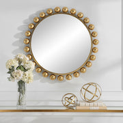 Casa Bella Living Hemisphere Rounded Rich Gold Mirror