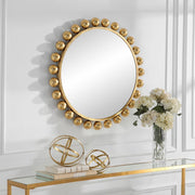 Casa Bella Living Hemisphere Rounded Rich Gold Mirror