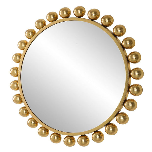 Casa Bella Living Hemisphere Rounded Rich Gold Mirror