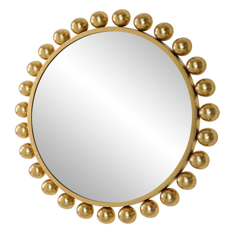 Casa Bella Living Hemisphere Rounded Rich Gold Mirror