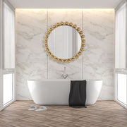 Casa Bella Living Hemisphere Rounded Rich Gold Mirror