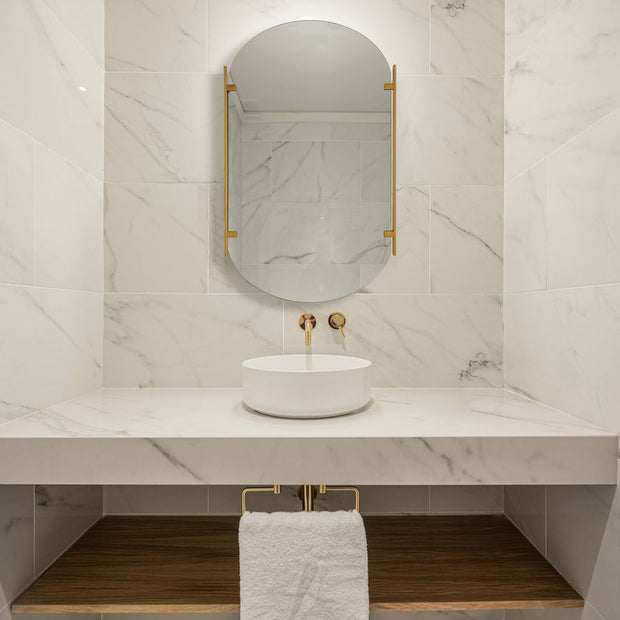 Casa Bella Living Modern Soft Gold Mirror