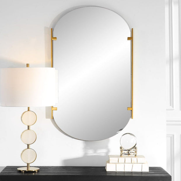Casa Bella Living Modern Soft Gold Mirror