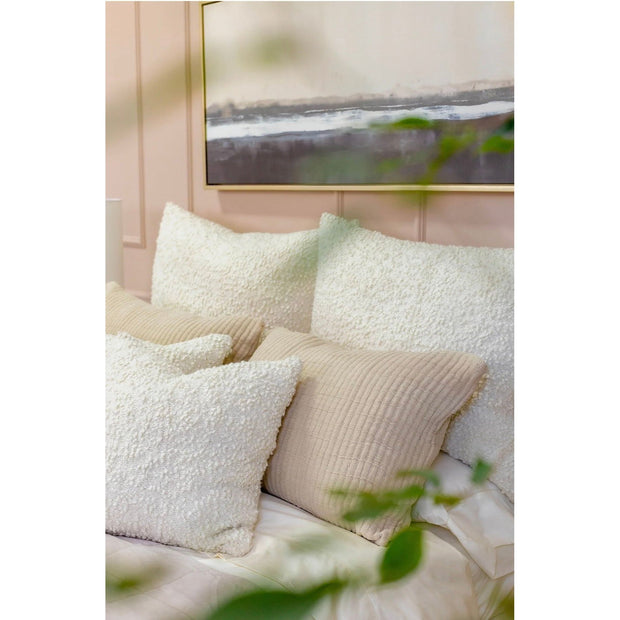 Pom Pom at Home Murphy Ivory Boucle Big Pillow with Insert  ~ 20 x 20