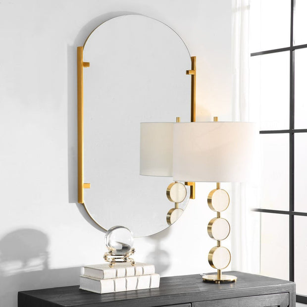 Casa Bella Living Modern Soft Gold Mirror