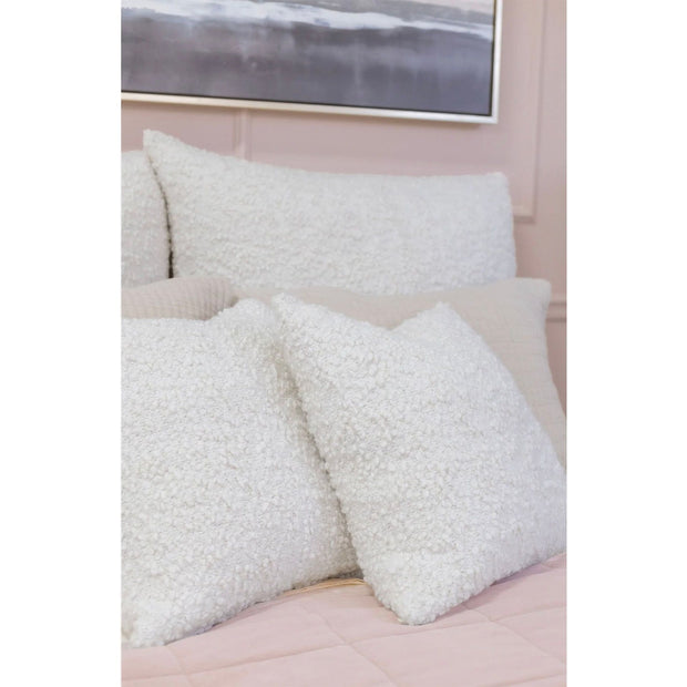 Pom Pom at Home Murphy Ivory Boucle Big Pillow with Insert  ~ 20 x 20