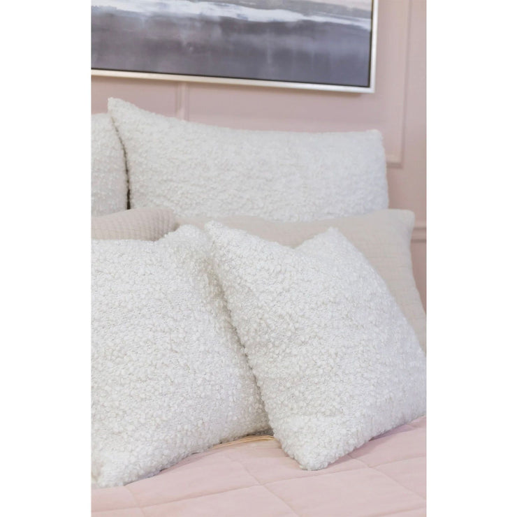 Pom Pom at Home Murphy Ivory Boucle Big Pillow with Insert  ~ 20 x 20