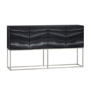 Crestview Collection Modern Marble 4 Door Cabinet