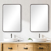 Casa Bella Living Rounded Corners Dark Bronze Mirror
