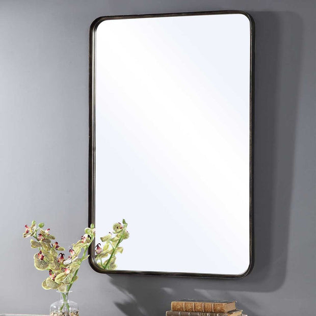 Casa Bella Living Rounded Corners Dark Bronze Mirror