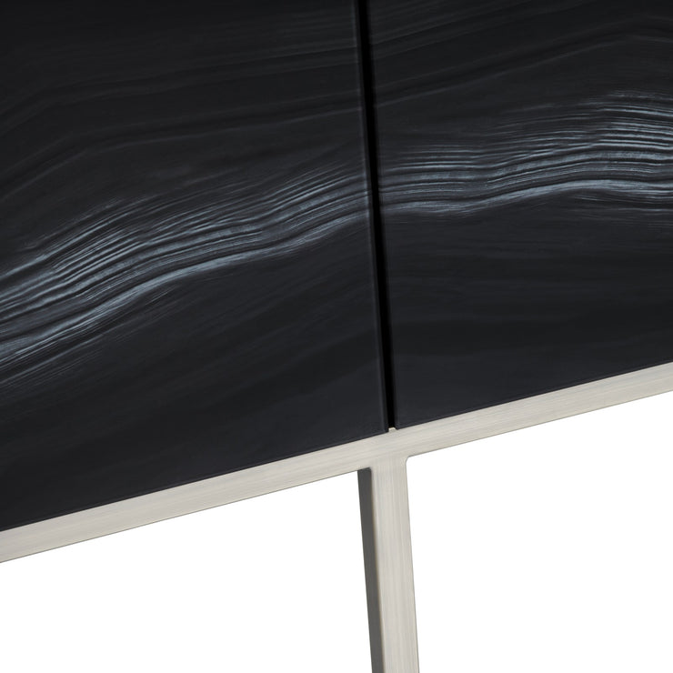 Crestview Collection Modern Marble 4 Door Cabinet