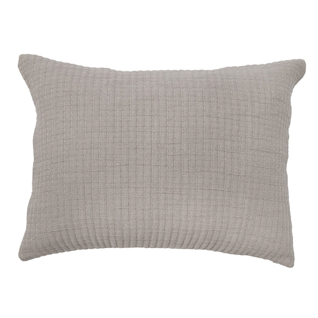Pom Pom at Home Vancouver Grey Big Pillow with Insert  ~ 28 x 36