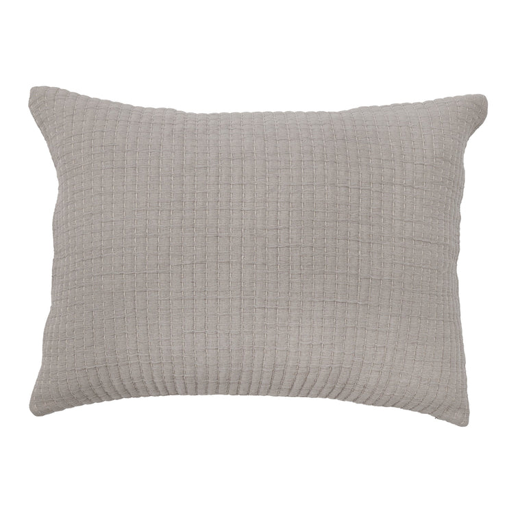 Pom Pom at Home Vancouver Grey Big Pillow with Insert  ~ 28 x 36