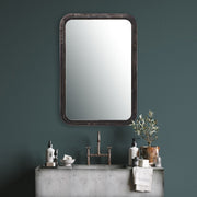 Casa Bella Living Rich Dark Bronze Metal Framed Mirror