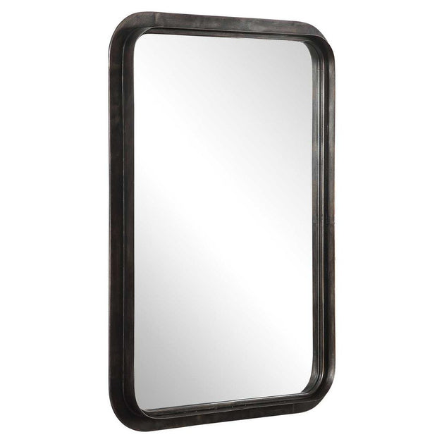Casa Bella Living Rich Dark Bronze Metal Framed Mirror