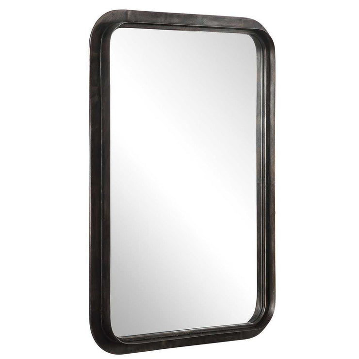 Casa Bella Living Rich Dark Bronze Metal Framed Mirror
