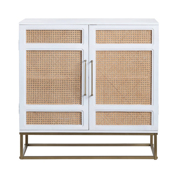 Crestview Collection Biscayne White Coastal Cabinet